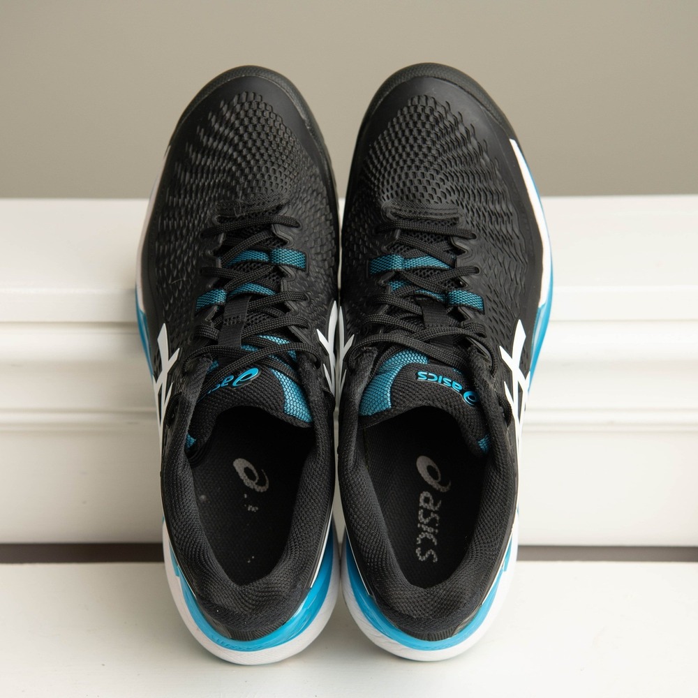 Asics Gel-Resolution 9 Sneakers Mens 9.5 Tennis Shoes Pickleball Performance Gym - Picture 8 of 8